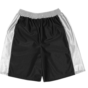 5"  ADULT  ATHLETIC SHORTS - Black, M