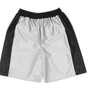 5"  ADULT  ATHLETIC SHORTS - White, M