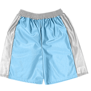 5"  ADULT  ATHLETIC SHORTS - Columbian Blue, M