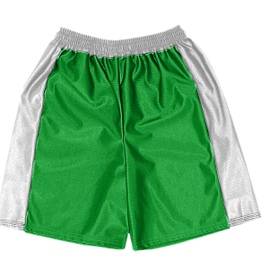 5"  ADULT  ATHLETIC SHORTS - Kelly Green, M