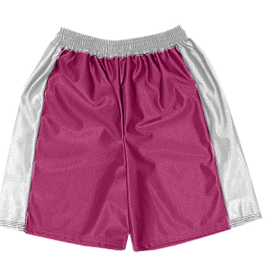 5"  ADULT  ATHLETIC SHORTS - Fuchsia, M