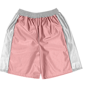 5"  ADULT  ATHLETIC SHORTS - Pink, M