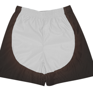 5"  ADULT  ATHLETIC SHORTS - White, M