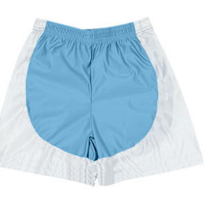 5"  ADULT  ATHLETIC SHORTS - Columbian Blue, M