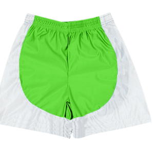 5"  ADULT  ATHLETIC SHORTS - Neon Green, M