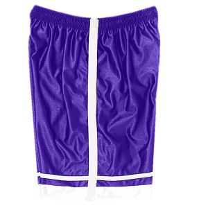 5"  ADULT  ATHLETIC SHORTS - Purple, M