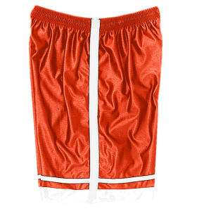 5"  ADULT  ATHLETIC SHORTS - Orange, M