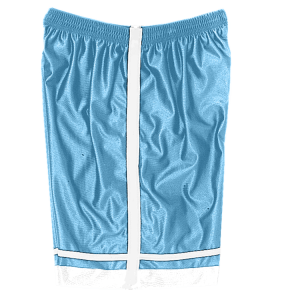 5"  ADULT  ATHLETIC SHORTS - Columbian Blue, M
