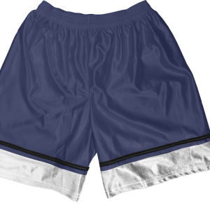 5"  ADULT  ATHLETIC SHORTS - Navy Blue, M