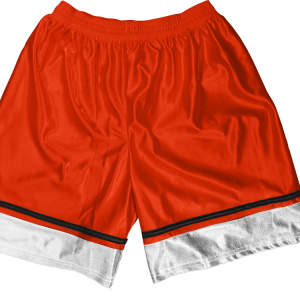 5"  ADULT  ATHLETIC SHORTS - Orange, M
