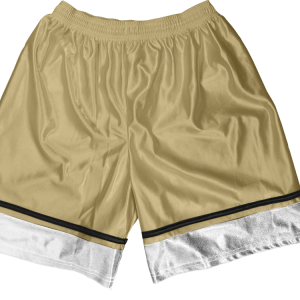 5"  ADULT  ATHLETIC SHORTS - Vegas Gold, M