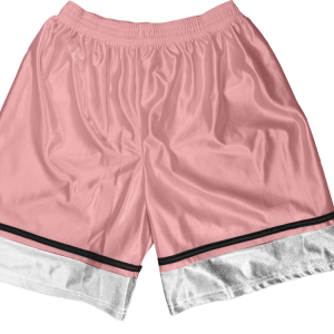 5"  ADULT  ATHLETIC SHORTS - Pink, M