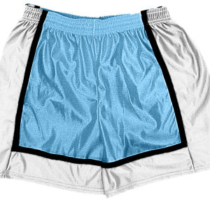5"  ADULT  ATHLETIC SHORTS - Columbian Blue, M