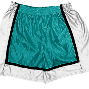 5"  ADULT  ATHLETIC SHORTS - Teal, M