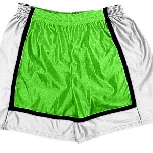 5"  ADULT  ATHLETIC SHORTS - Neon Green, M