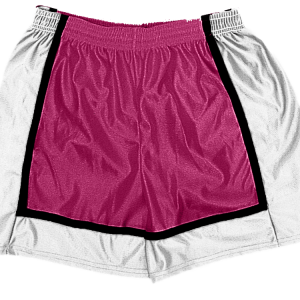 5"  ADULT  ATHLETIC SHORTS - Fuchsia, M