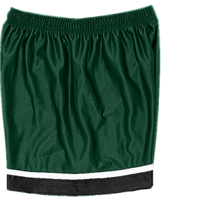 9"  Youth  ATHLETIC SHORTS - Dark Green, M