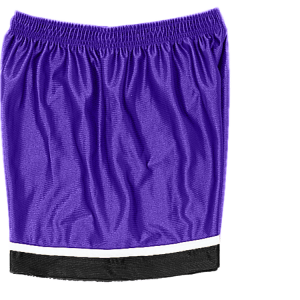 9"  Youth  ATHLETIC SHORTS - Purple, M