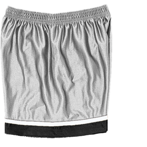 9"  Youth  ATHLETIC SHORTS - Silver, M