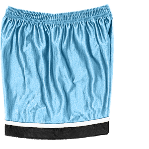 9"  Youth  ATHLETIC SHORTS - Columbian Blue, M