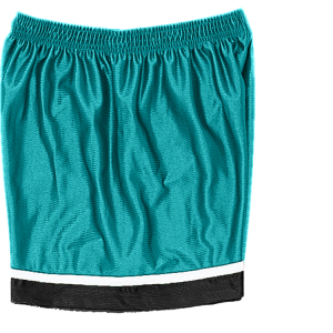 9"  Youth  ATHLETIC SHORTS - Teal, M