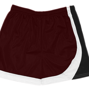 7"  ADULT  ATHLETIC SHORTS - Maroon, M
