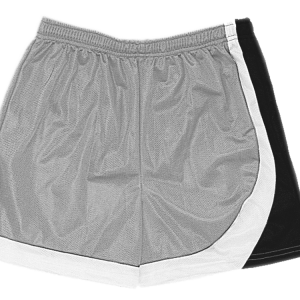 7"  ADULT  ATHLETIC SHORTS - Silver, M