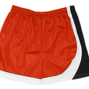 7"  ADULT  ATHLETIC SHORTS - Orange, M