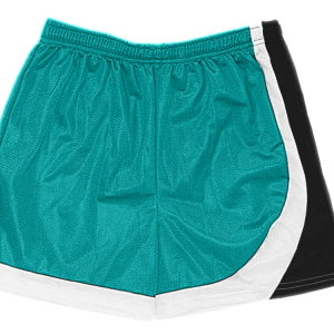 7"  ADULT  ATHLETIC SHORTS - Teal, M