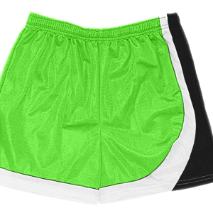 7"  ADULT  ATHLETIC SHORTS - Neon Green, M