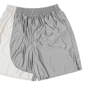 5"  ADULT  ATHLETIC SHORTS - Silver, M