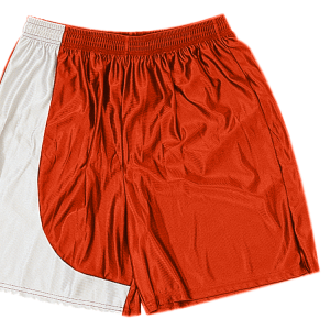 5"  ADULT  ATHLETIC SHORTS - Orange, M