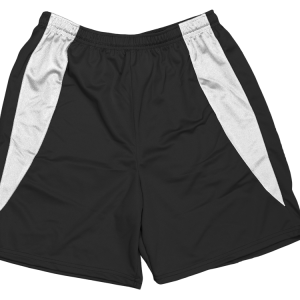 5"  ADULT  ATHLETIC SHORTS - Black, M