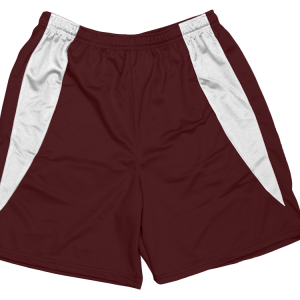 5"  ADULT  ATHLETIC SHORTS - Maroon, M