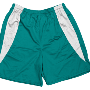5"  ADULT  ATHLETIC SHORTS - Teal, M
