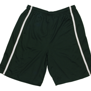 5"  ADULT  ATHLETIC SHORTS - Black, M