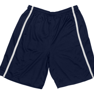 5"  ADULT  ATHLETIC SHORTS - Navy Blue, M