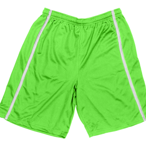 5"  ADULT  ATHLETIC SHORTS - Neon Green, M