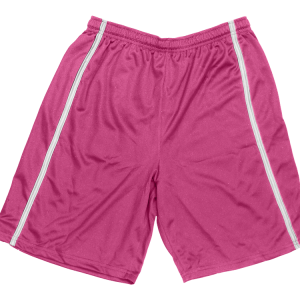 5"  ADULT  ATHLETIC SHORTS - Fuchsia, M
