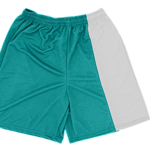 5"  ADULT  ATHLETIC SHORTS - Teal, M