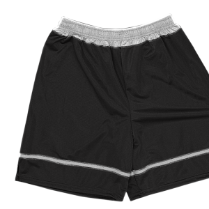 9"  ADULT  ATHLETIC SHORTS - Black, M