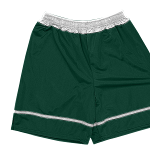 9"  ADULT  ATHLETIC SHORTS - Dark Green, M