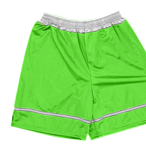 9"  ADULT  ATHLETIC SHORTS - Neon Green, M
