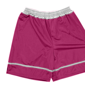 9"  ADULT  ATHLETIC SHORTS - Fuchsia, M