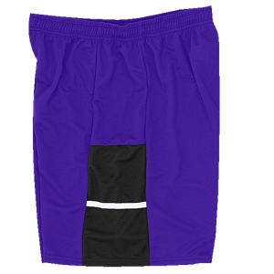 9"  ADULT  ATHLETIC SHORTS - Purple, M