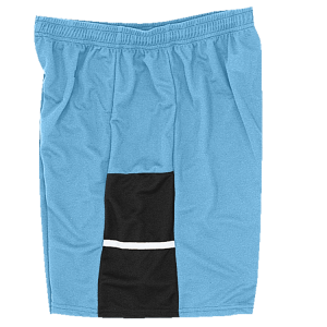 9"  ADULT  ATHLETIC SHORTS - Columbian Blue, M