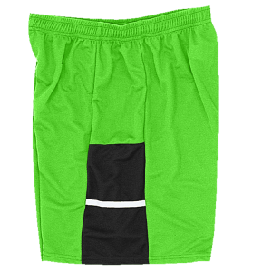 9"  ADULT  ATHLETIC SHORTS - Neon Green, M