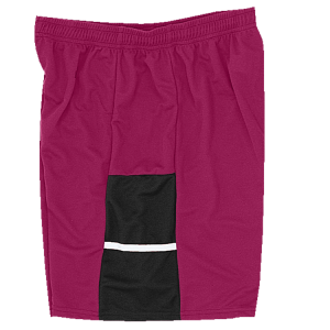 9"  ADULT  ATHLETIC SHORTS - Fuchsia, M