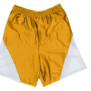 9"  ADULT  ATHLETIC SHORTS - Gold, M
