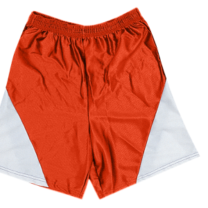 9"  ADULT  ATHLETIC SHORTS - Orange, M